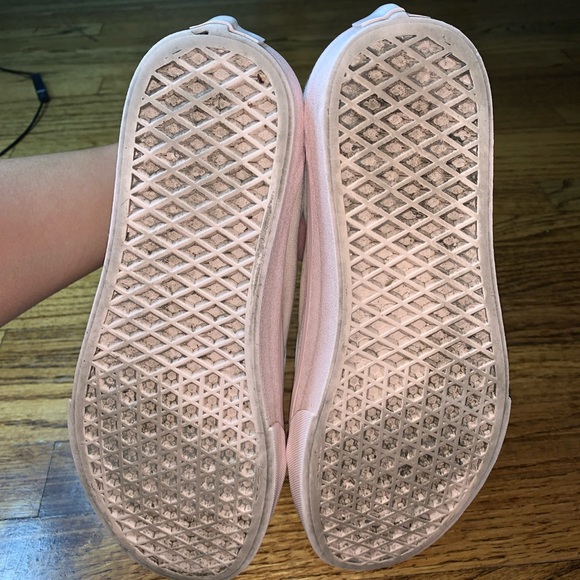 Peach Blush Mono Canvas Vans - Picture 4 of 5